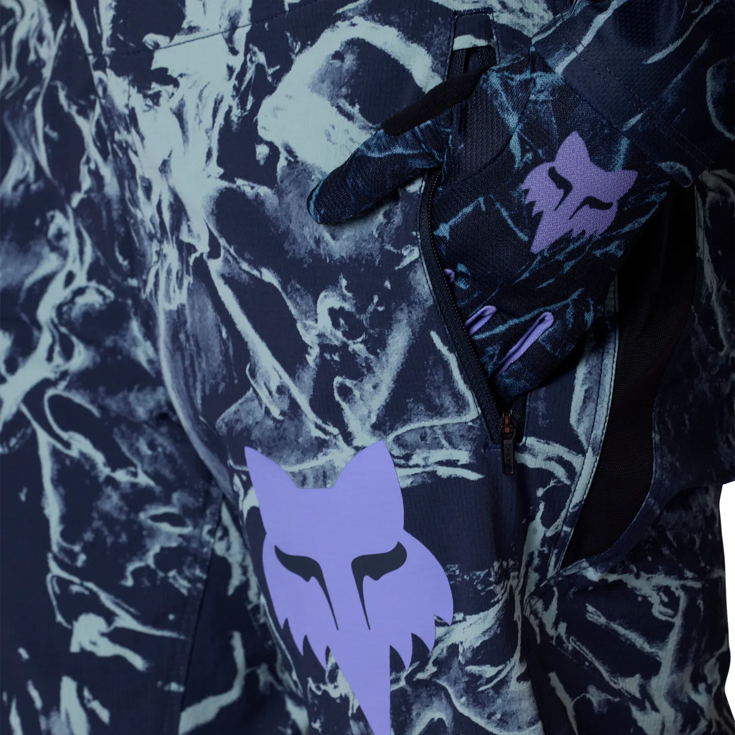 FOX RANGER IMAGE PRINT Hose Women Arctic Blue