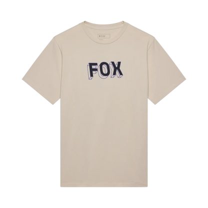 T-Shirt FOX IMAGE PRINT 195 ORIGINAL Kurzarm Beige Chalk