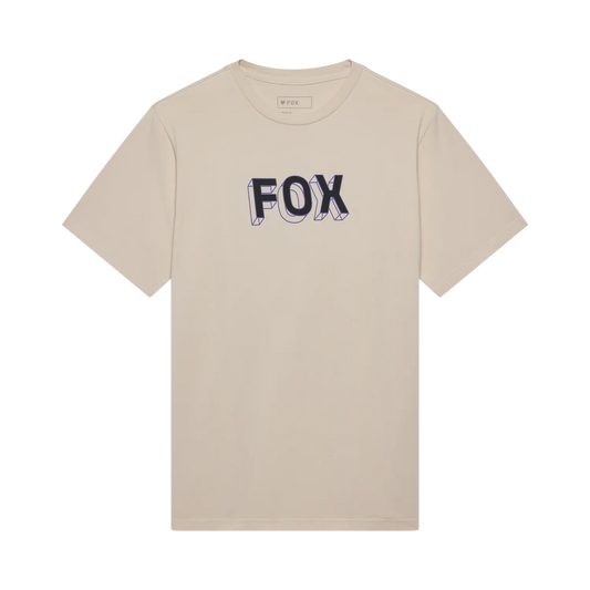 T-Shirt FOX IMAGE PRINT 195 ORIGINAL Kurzarm Beige Chalk