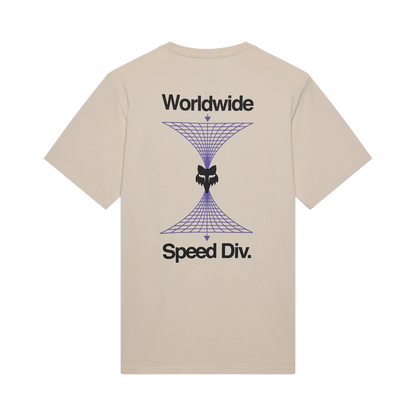 T-Shirt FOX IMAGE PRINT 195 ORIGINAL Kurzarm Beige Chalk