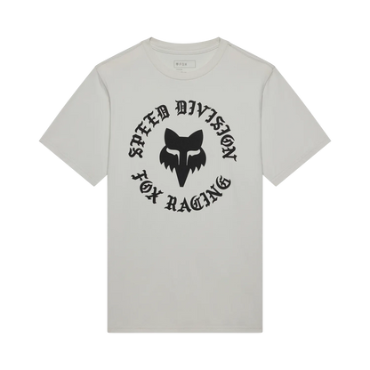 T-Shirt FOX BADGE 195 ORIGINAL Kurzarm Light Grey