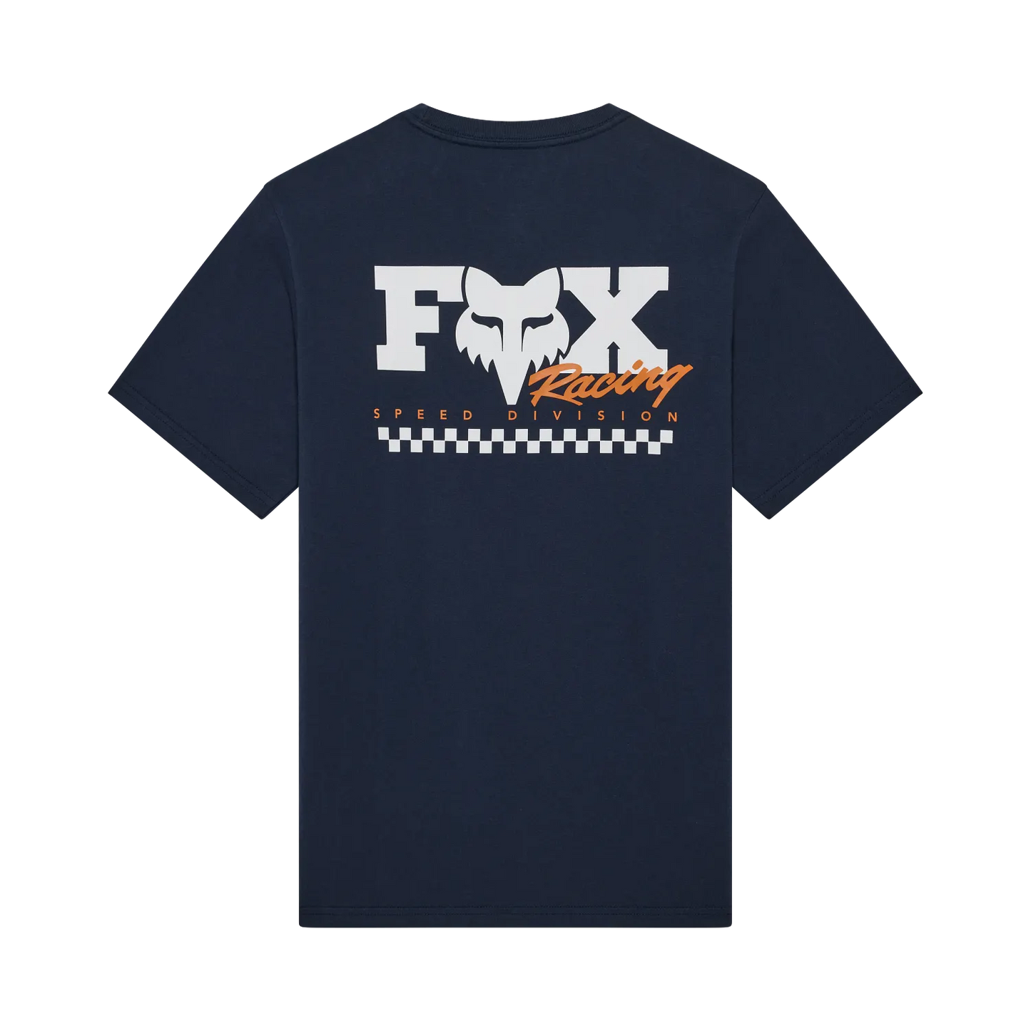 T-Shirt FOX CHECKER 195 ORIGINAL Kurzarm Midnight Blau