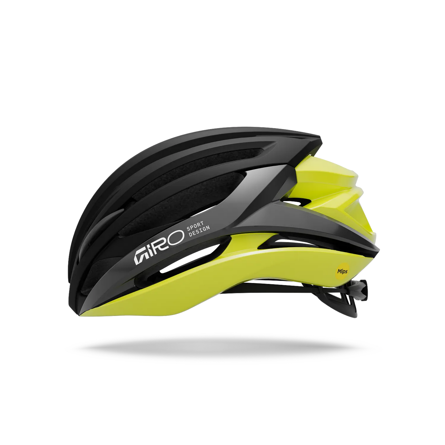 Helm Straße GIRO SYNTAX MIPS Schwarz/Gelb Hi Viz