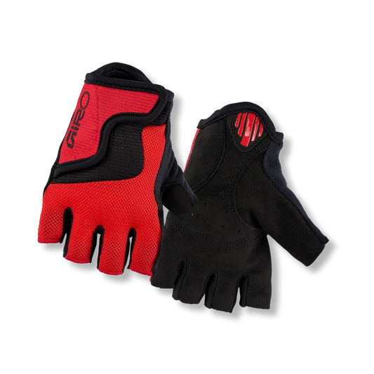 Kurze Handschuhe GIRO BRAVO Junior Rot