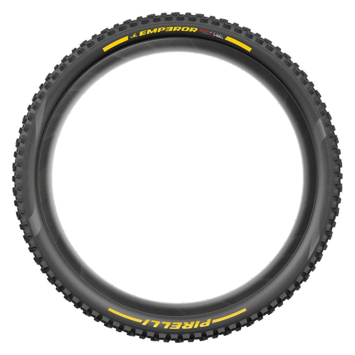 PIRELLI SCORPION EMPEROR Soft DualWall Faltreifen 27.5x2.40 Tubeless Ready Schwarz/Gelb Team Edition