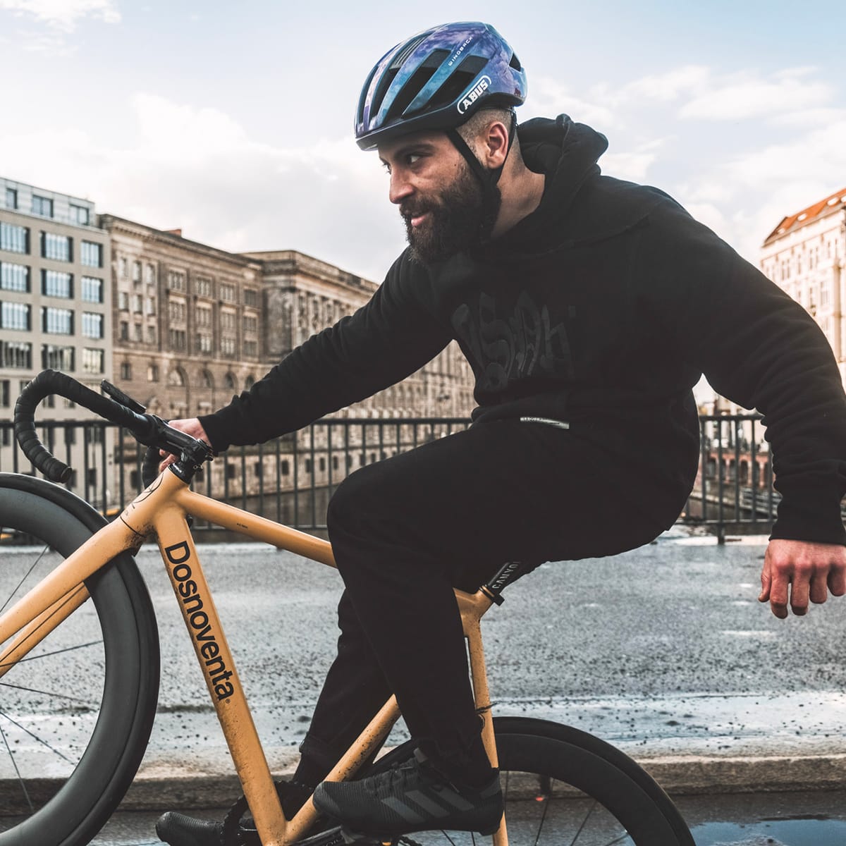 Helm Straße ABUS WINGBACK Violett – Probikeshop