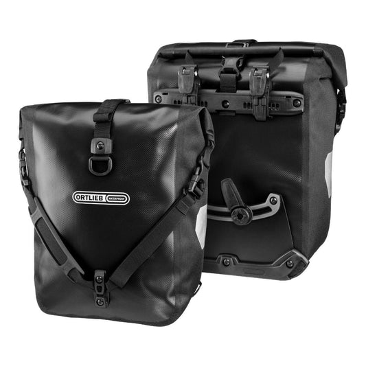 Paar ORTLIEB SPORT ROLLER 25 L Gepäckträgertaschen Schwarz