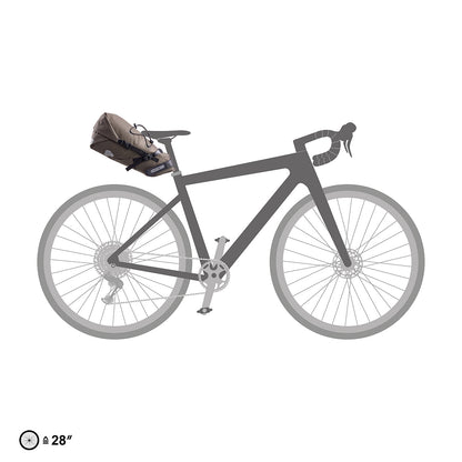 Satteltasche ORTLIEB SEAT PACK 11 L Grau
