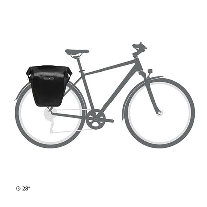 Gepäckträgertasche ORTLIEB BACK ROLLER CORE 20 L Schwarz
