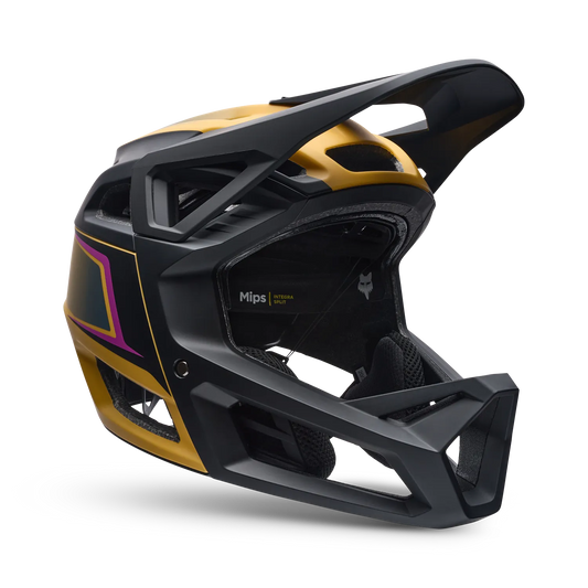 MTB-Helm FOX PROFRAME RS HEATSTACK Gelb