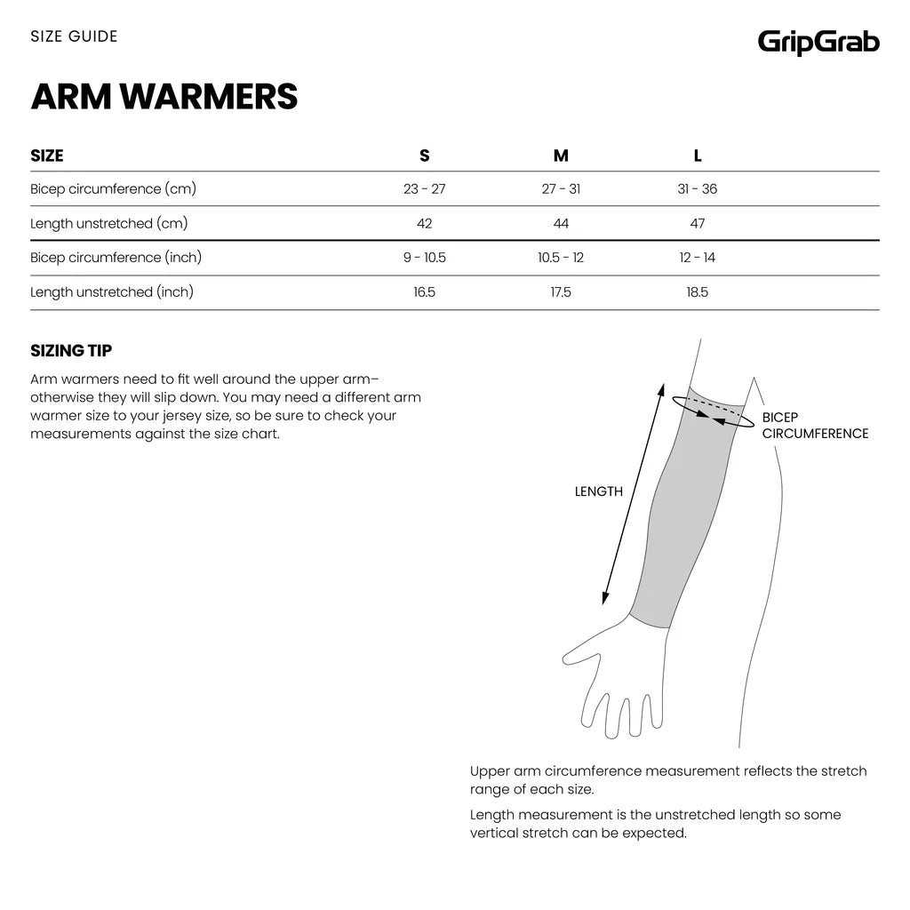 Armstulpen GRIPGRAB UPF 50+ UV PROTECT Weiß