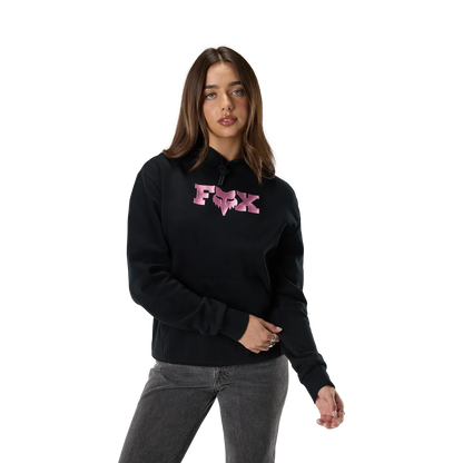 FOX F HEAD X FLEECE Damen-Kapuzenpullover Schwarz
