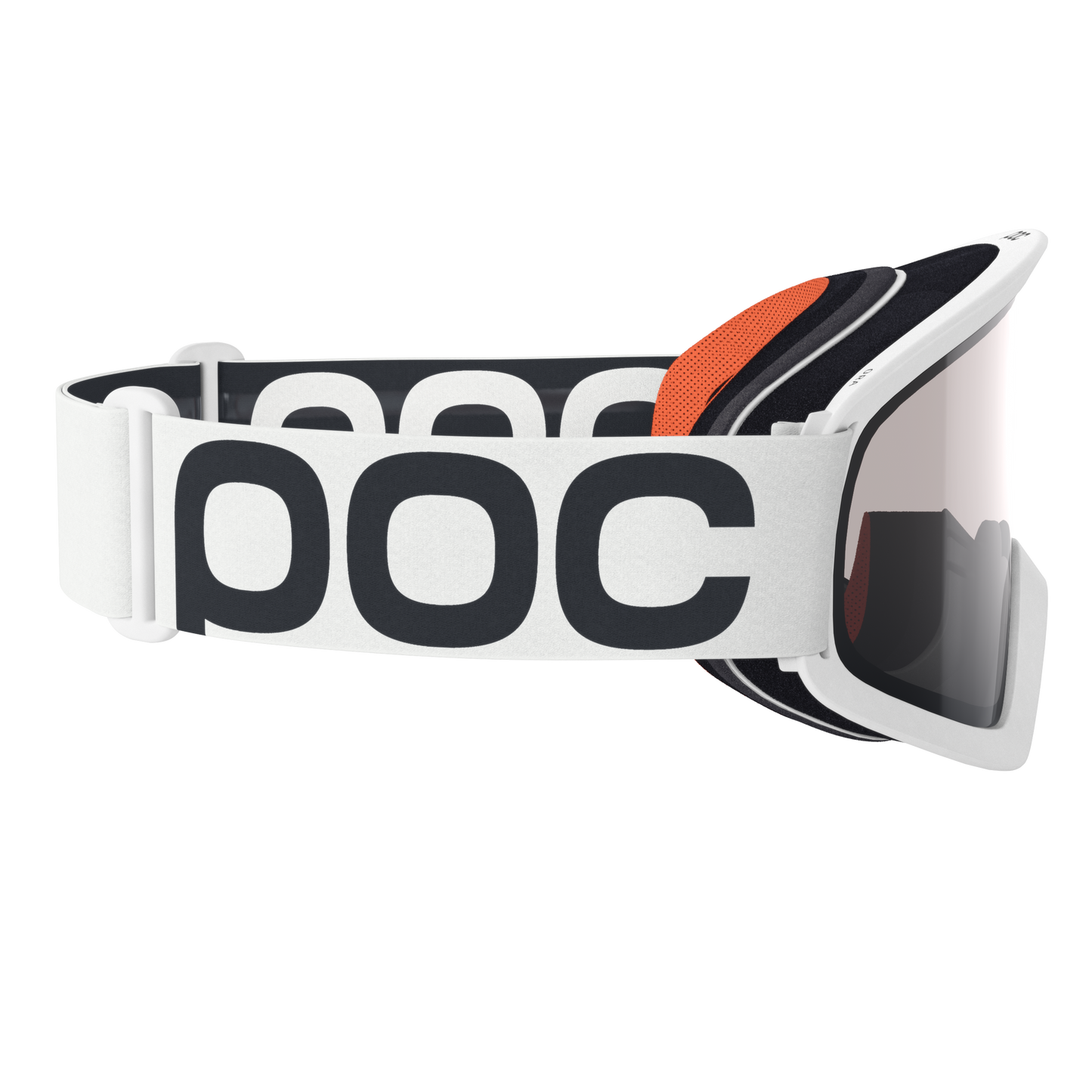 Maske POC ORA Weiß Visier Clarity Trail Cloudy Brown