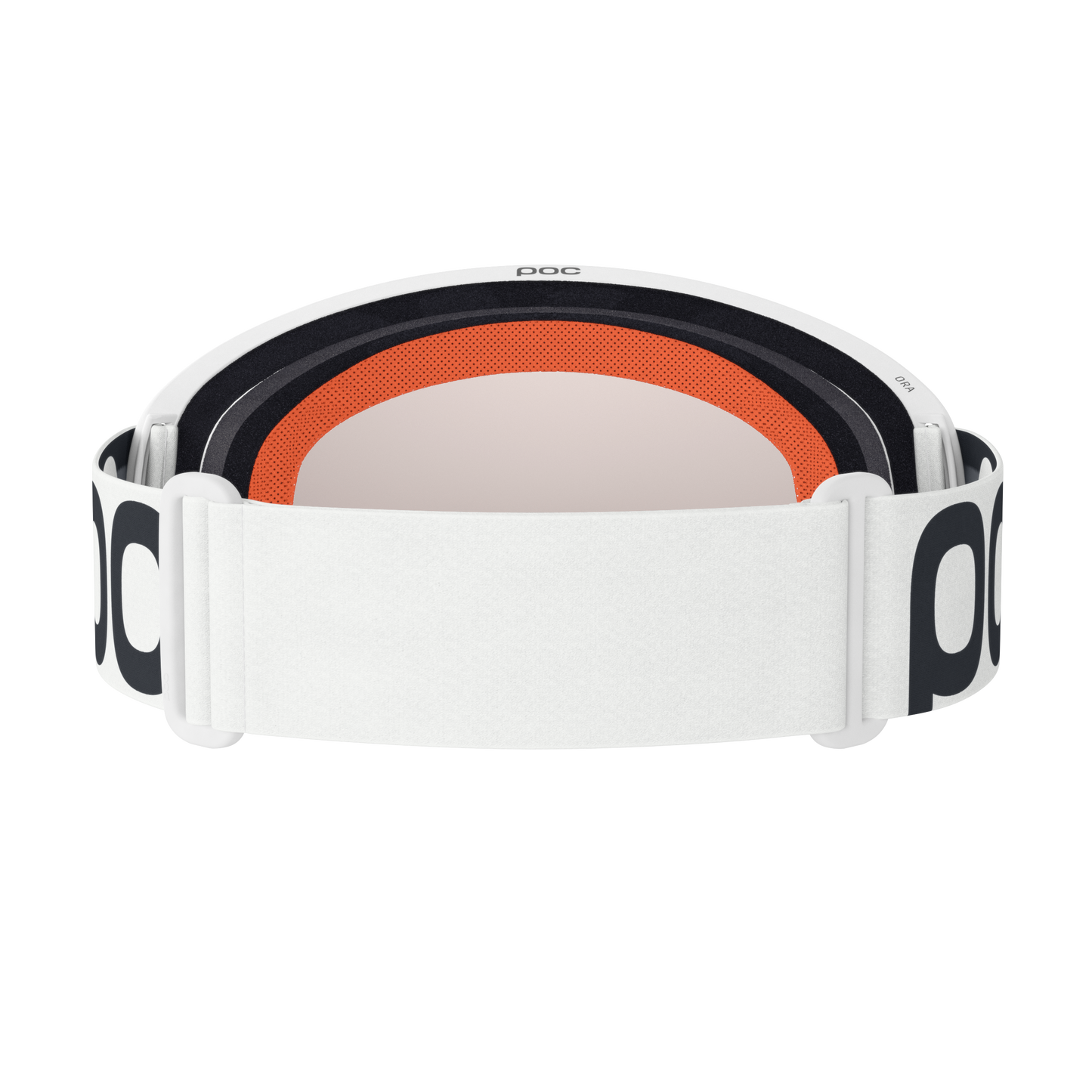 Maske POC ORA Weiß Visier Clarity Trail Cloudy Brown