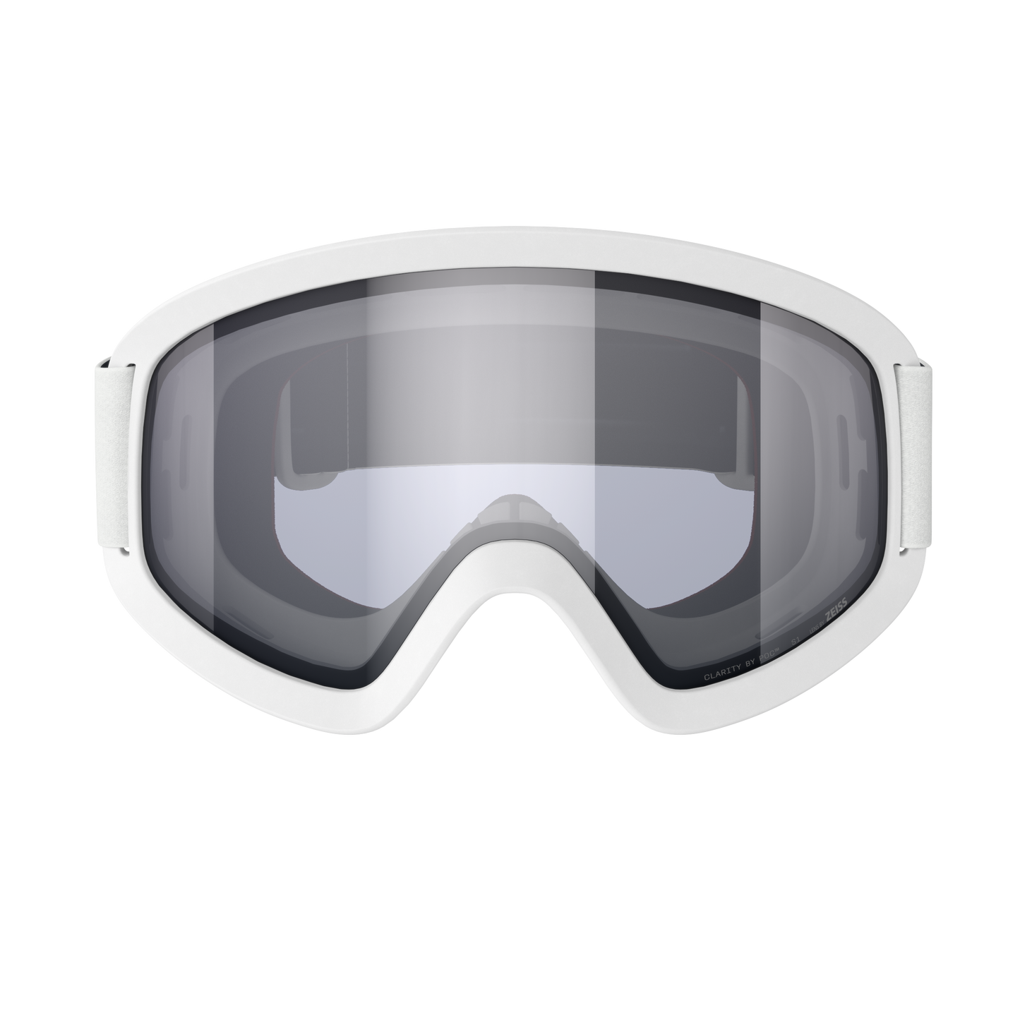 Maske POC ORA Weiß Visier Clarity Universal Cloudy Grey