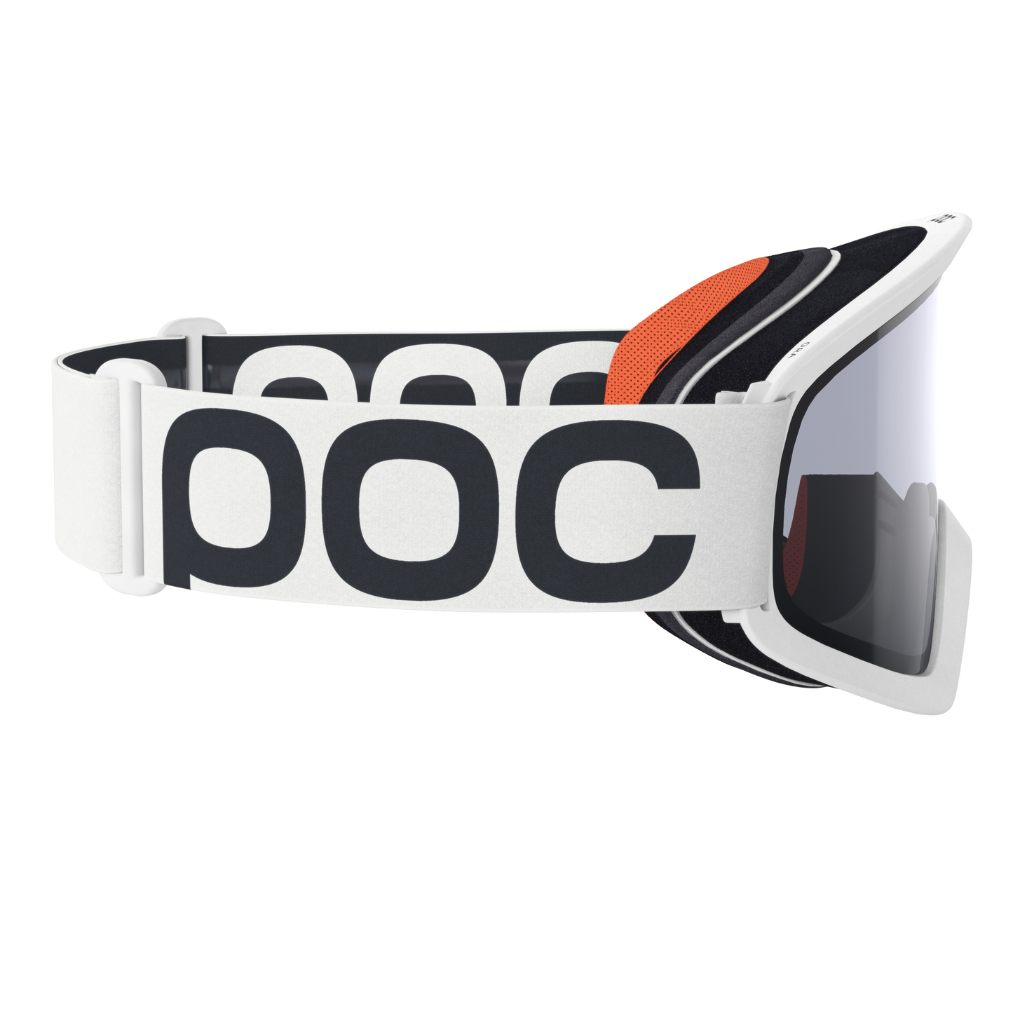 Maske POC ORA Weiß Visier Clarity Universal Cloudy Grey