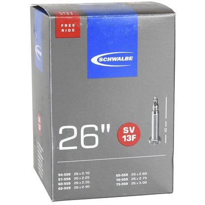 Schlauch SCHWALBE EXTRA LIGHT SV 13F FREERIDE 26x2,10/3,00 Butyl Presta 40 mm 10425793