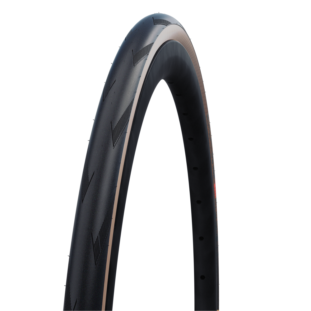 Reifen SCHWALBE PRO ONE ADDIX Race Super Race V-Guard 700x25c Tubeless Ready Beige