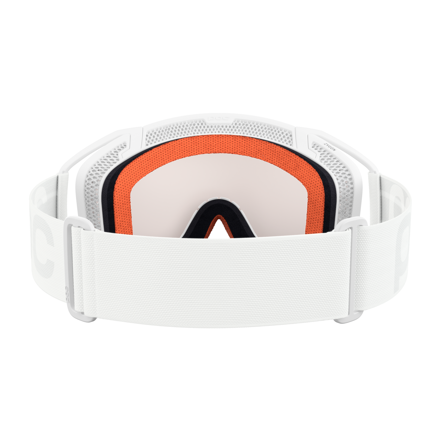 Maske POC ZYGON Weiß Visier Clarity Trail Cloudy Brown