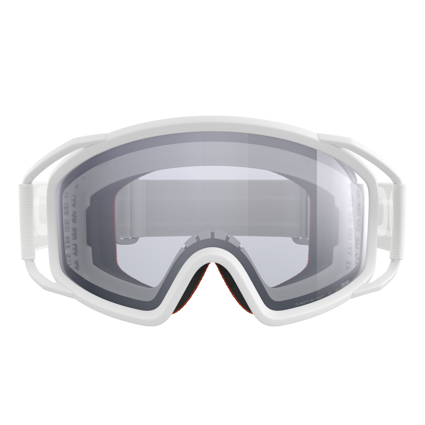 Maske POC ZYGON Weiß Visier Clarity Universal Cloudy Grey