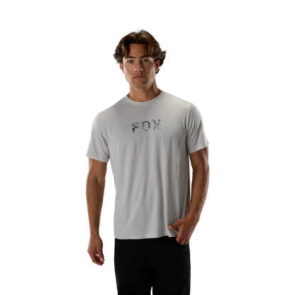T-Shirt FOX SLOWBURN DRI-RELEASE Kurzarm Hellgrau