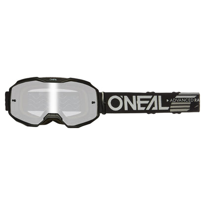 Maske O'NEAL B-10 SOLID Schwarz Scheibe Silver Mirror