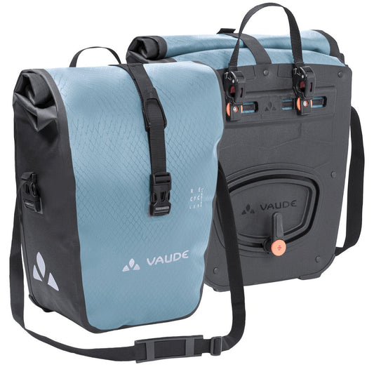 Paar VAUDE AQUA FRONT 28 L Gepäckträgertaschen Nordic Blau