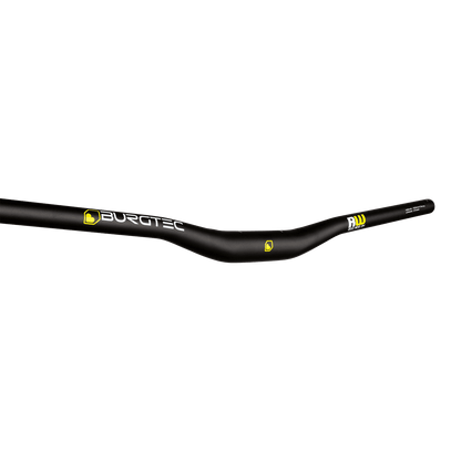 Lenker BURGTEC RIDE WIDE DH Rise 22.5mm 800mm Schwarz