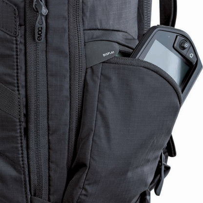 Rucksack mit Rückenprotektor EVOC TRAIL E-RIDE 20L Schwarz