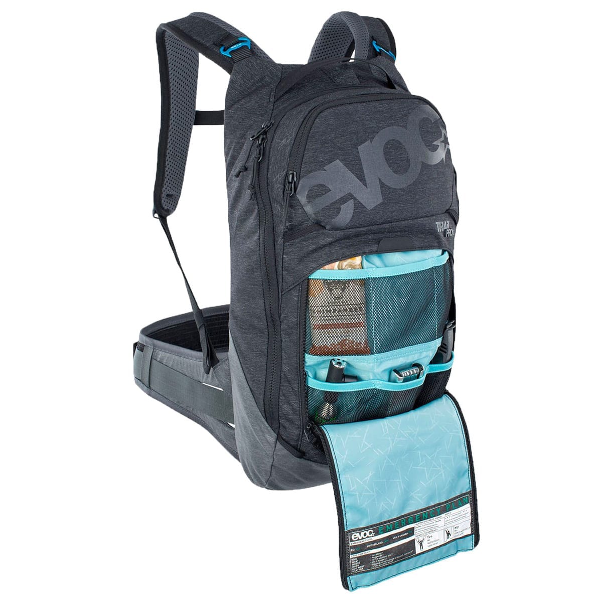 Sac à Dos avec Dorsale EVOC TRAIL PRO 10 Noir