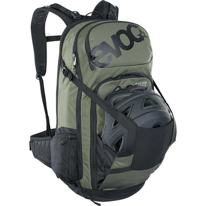 Rucksack mit Rückenprotektoraufnahme EVOC FR TOUR E-RIDE 30L Khaki