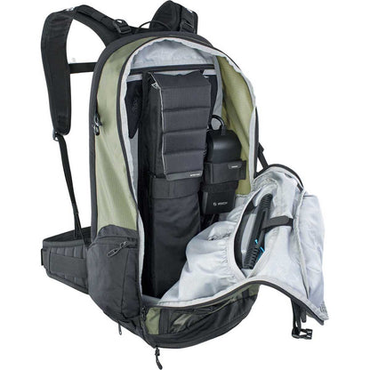 Rucksack mit Rückenprotektoraufnahme EVOC FR TOUR E-RIDE 30L Khaki