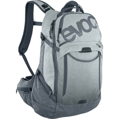 Rucksack mit Rückenprotektor EVOC TRAIL PRO 26 Grau