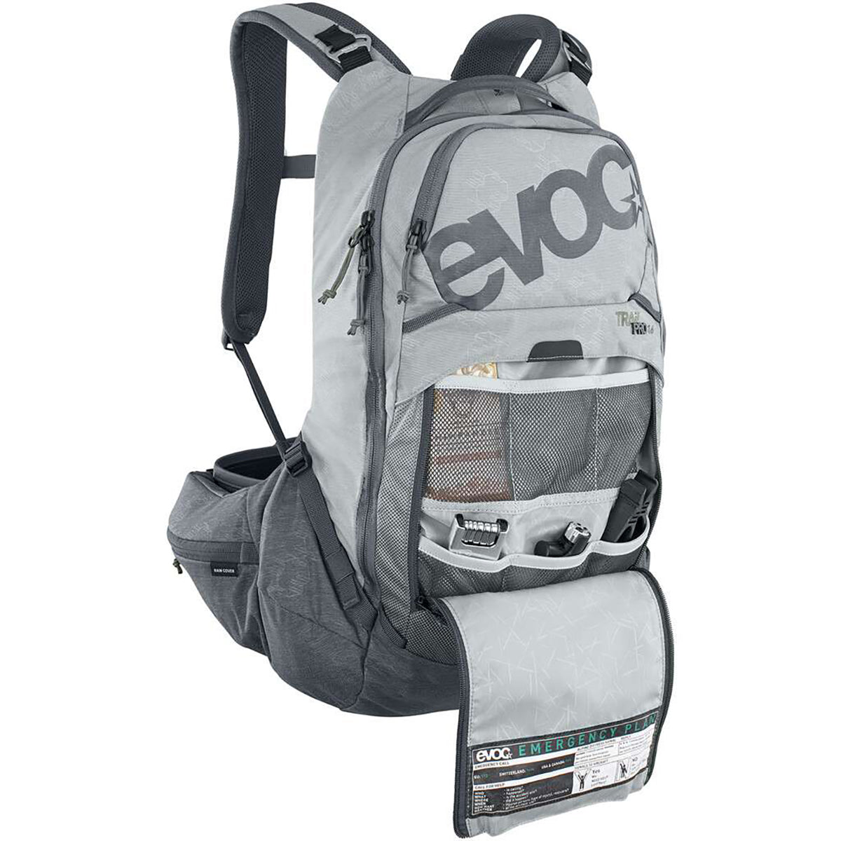 EVOC TRAIL PRO 16 Backpacking Rucksack Grau