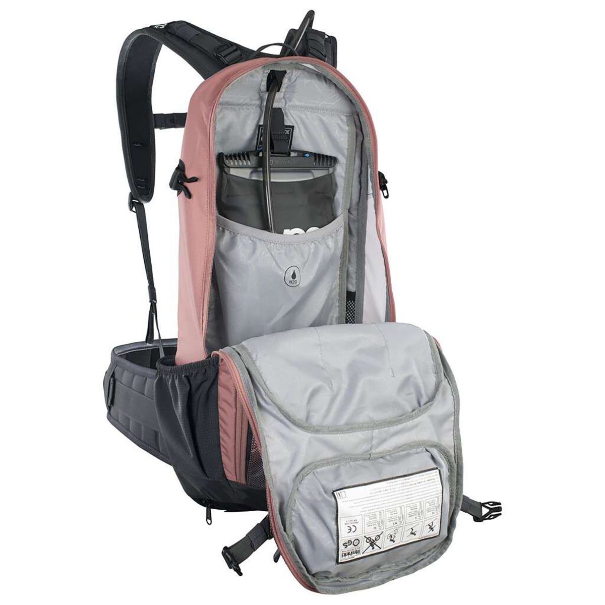 EVOC PROTECTOR FR ENDURO 16 Pink Rucksack mit integriertem Rückenteil