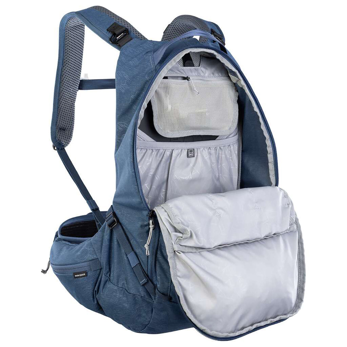 EVOC TRAIL PRO 16 Backpack Rucksack mit Rückenprotektor Blau