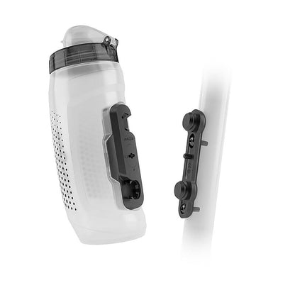 Trinkflasche und Flaschenhalter Set FIDLOCK TWIST Transparent