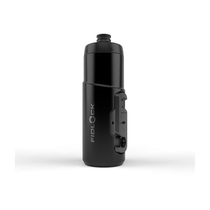 FIDLOCK TWIST Trinkflasche Schwarz mit Ersatzhalterung für Trinkflasche