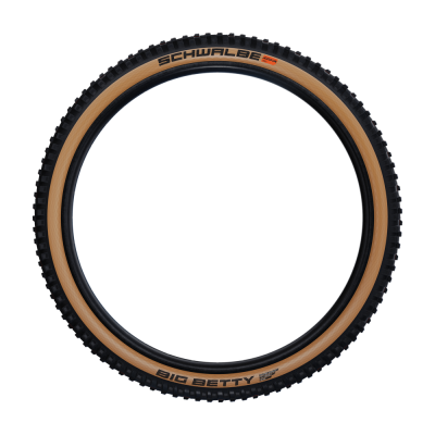 Reifen SCHWALBE BIG BETTY 27.5x2.40 ADDIX SOFT SUPERGRAVITY Tubeless Ready Faltbar Schwarz/Braun