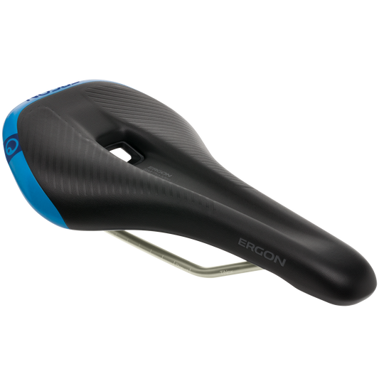 ERGON SM Pro Sattel S/M, Midsummer Blue, mit TiNox-Streben