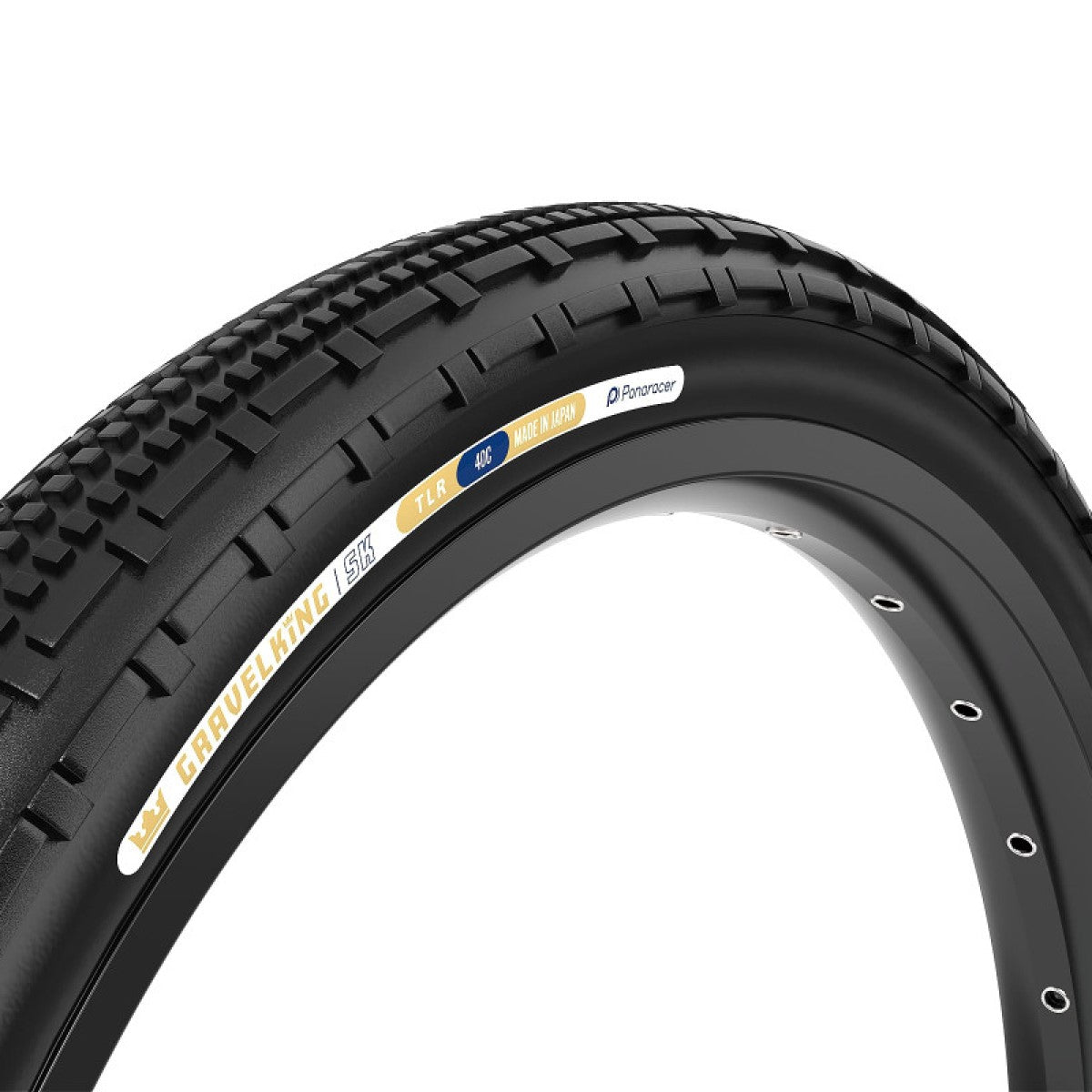 Reifen PANARACER GRAVELKING SK TLR 700x45c Tubeless Ready Schwarz