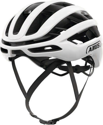 Rennradhelm ABUS AIRBREAKER 2.0 Shiny Weiß