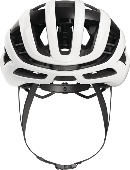 Rennradhelm ABUS AIRBREAKER 2.0 Shiny Weiß