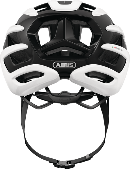 Rennradhelm ABUS AIRBREAKER 2.0 Shiny Weiß