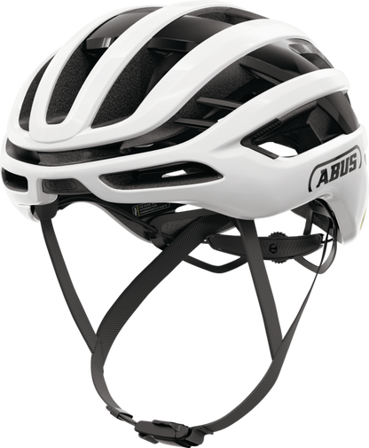 Rennradhelm ABUS AIRBREAKER 2.0 MIPS Shiny Weiß