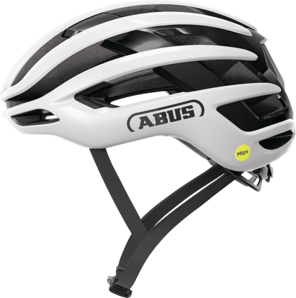 Rennradhelm ABUS AIRBREAKER 2.0 MIPS Shiny Weiß