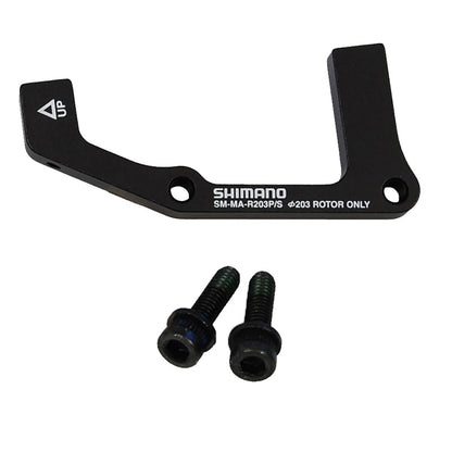Hinterer Bremssatteladapter PM / IS SHIMANO SM-MA-R203P/S Scheibe 203 mm (+63mm)