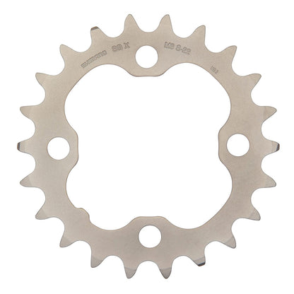 Inneres Kettenblatt SHIMANO DEORE M590 9-fach 4 Loch 64 mm Silber
