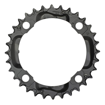 Mittleres Kettenblatt SHIMANO DEORE M590 9-fach 4 Loch 104 mm Schwarz