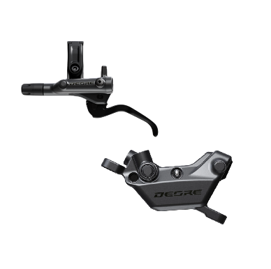 SHIMANO Deore M6220 Vorderradbremse mit 4 Kolben Kunstharzbeläge (Bremsleitung 1000 mm)